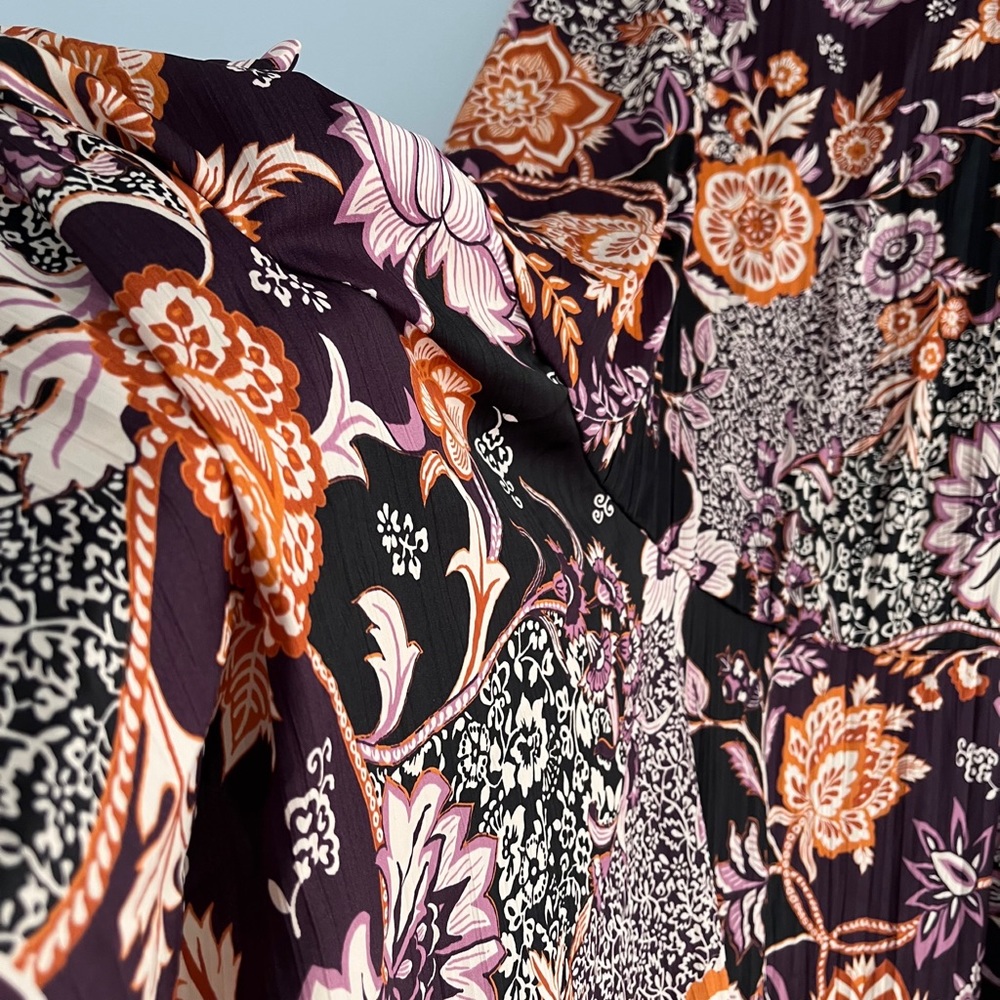 NWT Anthropologie Maeve Ruffled True Wrap Floral Flowy Maxi Skirt - Picture 14 of 17